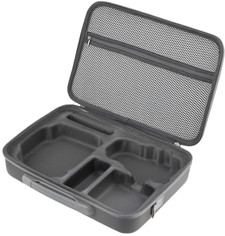 Craznick Mini 5 Pro/Lito 1 Tasche - Tragetasche tragbare Handtasche Koffer Case wasserdichte PU Aufbewahrungs Umhängetasche für DJI Mini 5 Pro/Lito X 1 Drohnen Zubehör RC 2 Fernbedienung