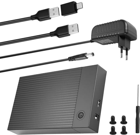 Jaxiyun Boitier Disque Dur 3.5, 6Gbps Adaptateur SATA USB, Station d'accueil pour Disque Dur USB 3.0 SATA HDD pour DisqueDur SATA2,5/3,5 SATAHDD/SSD, UASP Adaptateur DisqueDur