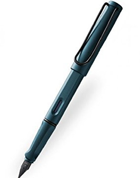 LAMY Safari Fountain Pen 024 F - Petrol Blue, Feder F, special edition petrol, 1