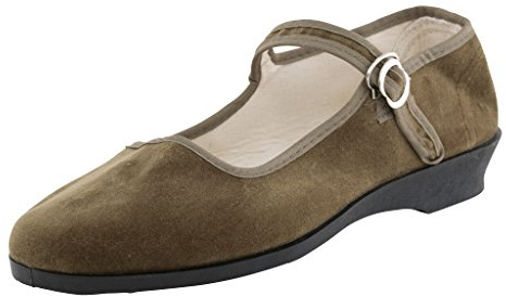 Japanwelt Original China-Samt-Ballerinas - Damen-Schuhe in vielen Farben Gr. 33-42