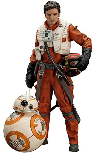 Kotobukiya Star Wars Episode VII ARTFX+ Statuen 1/10 Doppelpack Poe Dameron & BB-8 7-18 cm, rot, 110, SW122