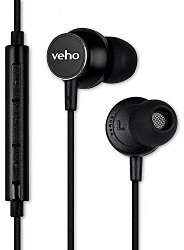 VEHO Z-3 Dentro de oído Binaurale Alámbrico Negro - Auriculares (Alámbrico, Dentro de oído, Binaurale, Intraaural, 30-16000 Hz, Negro)