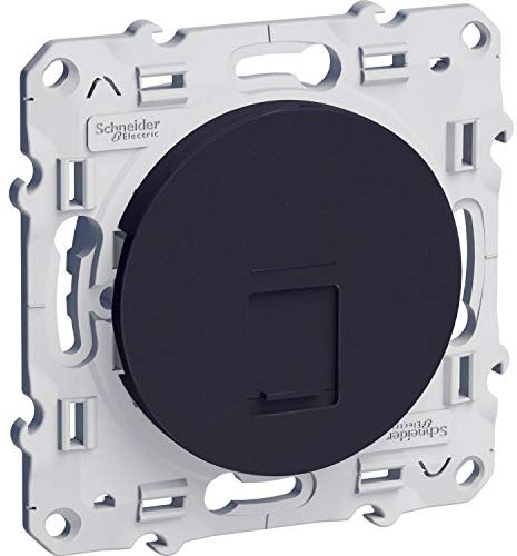 Odace, prise RJ45 Anthracite, grade 3 (multimédia) cat. 6 STP, à vis