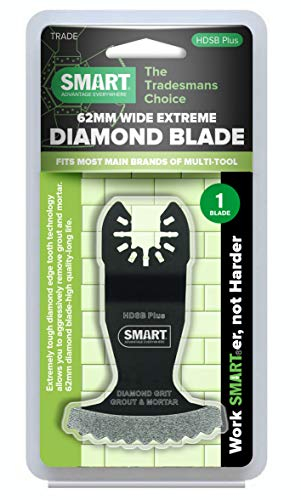 SMART HDSBPLUS Trade - Hoja de diamante extrema (62 mm), color negro