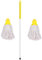 Professional Colour Coded Mop Handle and 2 Mop Heads (Yellow)