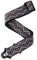 D'Addario Accessories Auto Lock Gitarrengurt - Gitarrengurt mit Verschluss - Locking Guitar Strap - Schwarz & Grau Geometrisch, Gepolstert