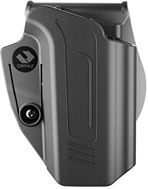 Orpaz C-Series CZ P10C & CZ P10F Holster Compatible with CZ P10C & CZ P10F Right-Hand OWB Holster, Level I Retention, Paddle Holster - Unisex - Will Secure Your Handgun with a Tactical Appearance