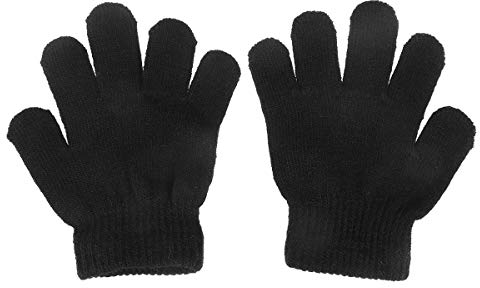 12pcs Kinder Handschuhe wasserdichte Winddichte Anti-Rutsch Winterhandschuhe Fäustlinge Geeignet für 3-12 Jahre Mädchen und Jungen