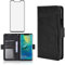 Asuwish Funda para Huawei Mate 20 Pro con Cristal Templado Protector Pantalla Vidrio Pelicula Protectora Libro Cuero Piel Tarjetero Soporte Hawaii Mate20 20Pro LYA-L29 Tapa Carcasa Capa Case Negro