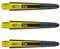 WINMAU Dart Shaft - Vecta Polycarbonat Dartschäfte - 1 Set pro Packung (insgesamt 3 Dart-Schäfte) - Professionelles Dartzubehör - Gelb & Schwarz Kurz Schäfte