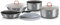 Berlinger Haus Moonlight Collection Batterie de cuisine 9 pièces pour économiser de l'espace