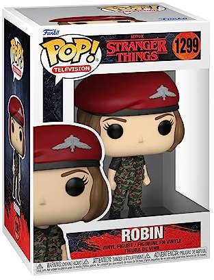 Funko Pop! TV: Stranger Things - Robin - Vinyl-Sammelfigur - Geschenkidee - Offizielle Handelswaren - Spielzeug Für Kinder und Erwachsene - TV Fans - Modellfigur Für Sammler und Display