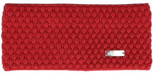 Eisglut Damen Minal Merino Stirnband, Wein, one Size