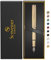 Scriveiner Luxus EDC Füllfederhalter (fein), schwerer Messing-Taschenfüller, Handgebürstetes Finish, deutsche Schmidt Minte Konverter, beste Geschenk-Set für Mann Frau, schicker Designerstift