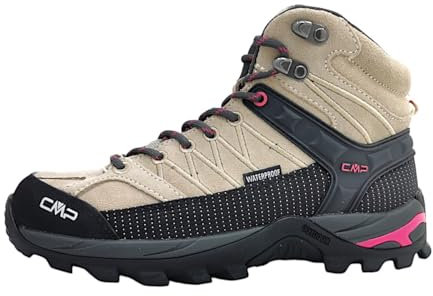 CMP Damen Rigel Mid Wmn Wp Trekking Shoes, Weiß Gesso ,41 EU