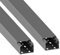 Cable Coach Habengut | Kabelkanal (mit Montagelochung im Boden) 40x60 mm, aus PVC, Länge 2 m (2 x 1 m), Titan
