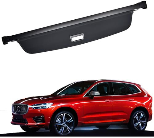 MDATT para Volvo XC60 2009-2022, Organizador de Escudo de Equipaje para Maletero Trasero retráctil para Coche, Bandeja para Tapa de Cubierta,2018-2022