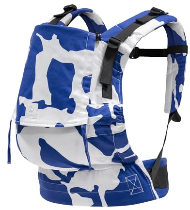 Stokke Limas Babytrage Flex, Alesund Blue (OCS) - Full Buckle Babytrage - Drei Trageoptionen - Sicher für Babys von 1 Monat / 4 kg bis 20 kg