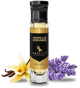 Arabian Opulence FR99 Vanilla Dreams Roll-on Parfümöl | Konzentriertes Duftkörperöl | Langanhaltendes ölbasiertes Parfüm für Frauen | Reisegröße alkoholfreies sanftes Parfümöl Flasche (6ml)