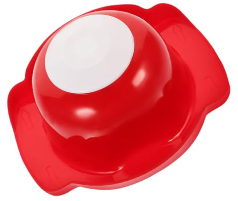 Amosfun Hand Guards Slicer Food Grip, Food Safety Holder Mandolin Hand Guards Anti-cut Plastic Finger Protectors for Kitchen Slicer Grater Chopping Grating Red