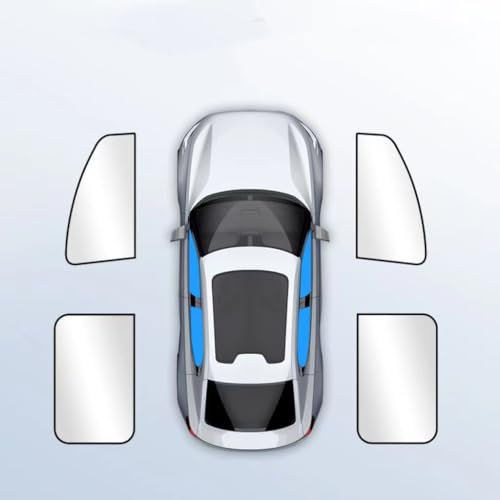 Auto Sonnenschutz für Opel Zafira Tourer C,Sonnenblende Auto mit uv Schutz Schutzder Privatsphäre Auto-Seitenfenster Verdunkelung Hitzeschutz Kinder Autofenster Vorhang