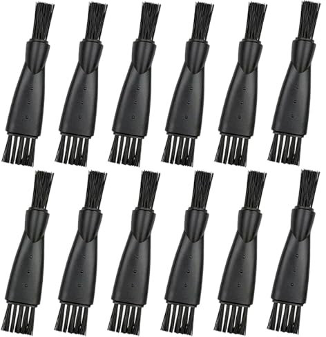 12 Pcs Electric Razor Brush, Shaver Cleaning Brush, Double-Head Shaving Cleaning Brushes, Mini Brush for Cleaning Razor Shaver Trimmer Hair Clipper