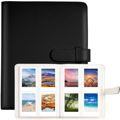 Jokisa Album Fotografico con 256 Tasche per 3 inch Film per Fujifilm Instax Mini LiPlay 11 7s 8 8+ 9 25 26 50s 70 90 Fotocamera Istantanea per Polaroid Snap SnapTouch PIC-300 Z2300 Mint Zip Stampante