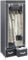 Youyijia Portable Wardrobe Single Canvas Wardrobe Clothes Storage Organizer with 2 Drawers and Hanging Rail Foldable Closet for Clothes, Bags, Toys, Shoes 160 x 60 x 43CM (Grey)