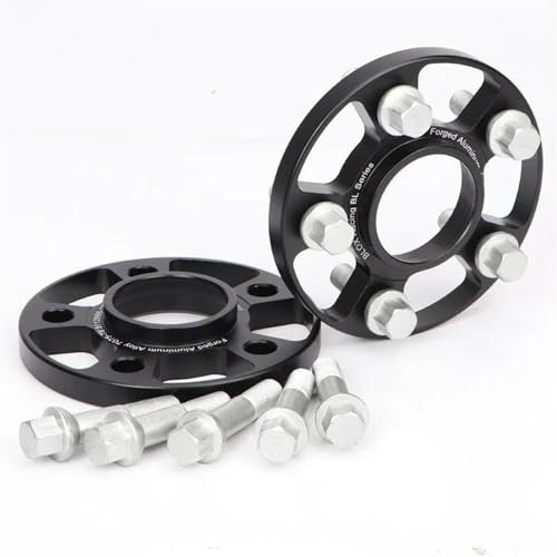 DZSMSRTG Verbreiterte Spurverbreiterung Für Mercedes Für Benz W204/205/211/212/213/220 2 Stück 12/15/20mm 7075 Geschmiedet Rad Adapter Spacer PCD 5x112 CB = 66,5mm Distanzscheibe(15mm)