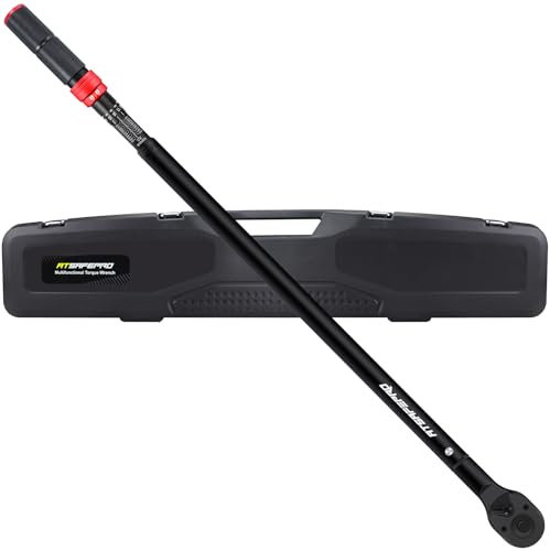 ATsafepro Drehmomentschlüssel Auto 3/4 Zoll (100-600Nm) für Reifenwechsel & LKW – Profiwerkzeug mit ±3% Genauigkeit, 48 Zähnen und rutschfestem Griff