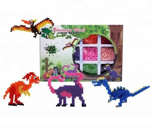 Midi Bügelperlen Geschenkpackung (Dinosaurier 3D)