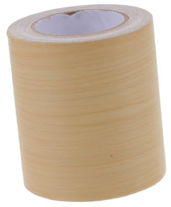 HOMOCONO Beschriftungsetiketten Selbstklebende Wandverkleidung 5m Rollen Mit Holzmaserung Dekorative Fußleiste Für Wohnzimmer Schlafzimmer Und Flur Hochwertige Peel and Stick Molding Trim Aufkleber