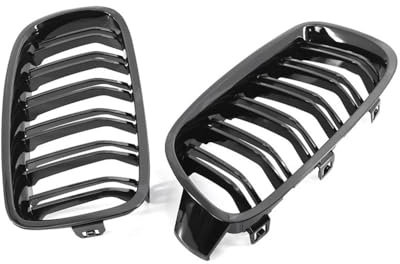 NFNVEKESD Auto-Frontgrillgitter Glänzend Schwarze Auto-Frontstoßstange Nierengrill Grill Für BM&W Für 3er F30 F31 F35 2012–2018 Für 320i 325i 328i 2012–2017 2018 2019 Front Kühlergrille