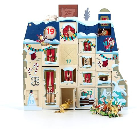 VILAC - Maison de l'avent à personnaliser - Décoration & Cadeaux - 1 calendrier en bois à remplir - Jeux d'Eveil pour Enfant en Bois - Jouet pour Enfant Dès 12 mois - 1224