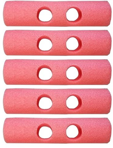 5 Piezas Churro Piscina Espuma con Orificios, Conectore para Fideos Piscina, Piscina Conector Para Fideos De Piscina, Conector De Manga De EPE Para Fideos De Natación