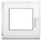 Framex Ventana pequeña para sótano, 60 x 55 cm (600 x 550 mm), 3 compartimentos (32 mm), color blanco