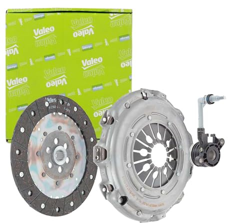 Valeo Kupplungssatz 834313 - mit Druckplatte, mit Scheibe | Kompatibel mit: DACIA LOGAN, SANDERO, RENAULT CLIO III, CLIO III Grandtour