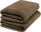 ZOLLNER 2 teli da sauna - morbidi e assorbenti asciugamani da bagno - lavabili a 95°C - cotone - 70x200 cm - marrone