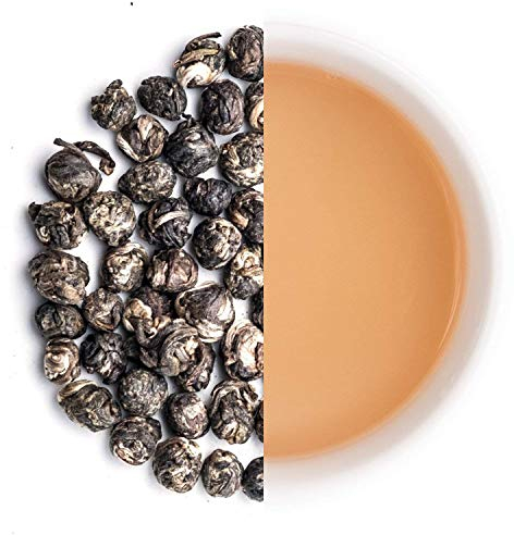 Friends of Tea Dragon Pearl Chinesischer Jasmin-Tee - Grüner Tee direkt vom Bauern aus China - ideal für Teeliebhaber (100 Gramm)