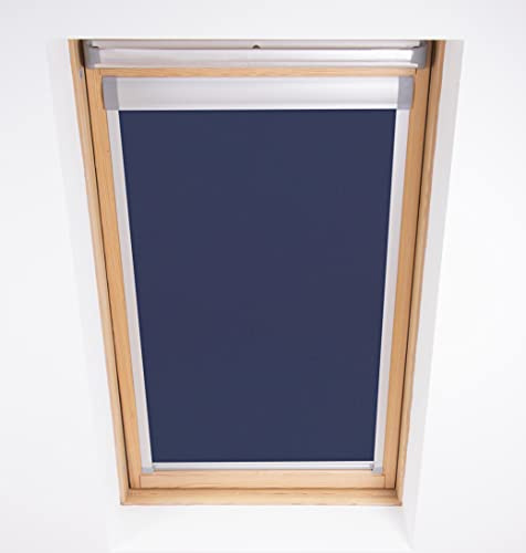 Blackout Roller Roof Blinds for DAKEA code S6A windows (Navy)