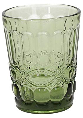 TOGNANA 6er Set Wasserglas Madame, grün, 230 ml. Volumen