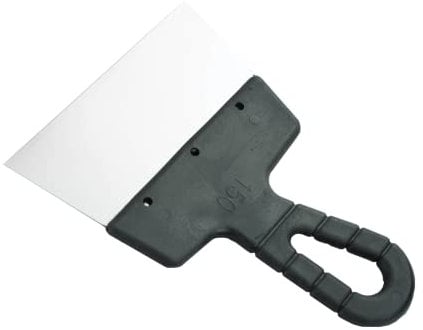 Toolty Stainless Steel Taping Knife, Flexible Wall Putty Knife, Drywall Scraper, Finishing Coat Spatula - 150mm (5.91) - DIY - TLTY-0914