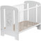 Best for Home – Cama de bebé | Cuna de 120 x 60 cm en color blanco y marrón | Cuna infantil convertible | Cot sin colchón | Juego completo natural Bebek Yatagi & Baby Cot | Cuna para niñas y niños