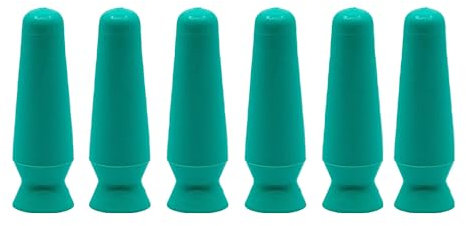 DMV Scleral Cup Lens Inserter Pack of 6, Ventless Contacts Inserter Tool for Scleral Lenses, Hard Contact Lenses, and Prosthetic Eyes, Applies Contacts Safely, Comfortably & Hygienically