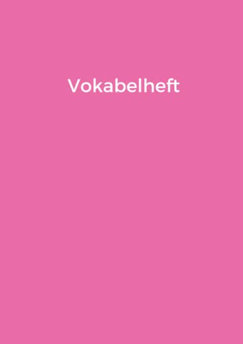 Vokabelheft: A4 3 Spalten 120 Seiten - Schulheft zum Vokabeln üben - Blau Jungs Kinder