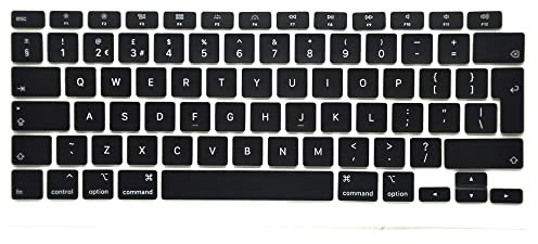 Pardarsey New Replacement Key Cap Set UK Keyboard Replacement Keycaps Keys QWERTY Compatible for MacBook Air 13 Retina A2179 2020 UK Keyboard keys
