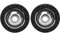 BOROCO Amortisseurs Struts Plaque d'amortisseur, Cars Top Amortisseur Mount Spring Plates Disc Set, 2pcs Shocks Struts Amortisseur Plaque de montage 51707691 Fit for 500