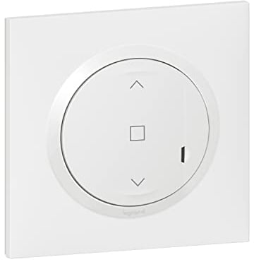 Interrupteur Filaire avec Neutre Connecté pour Volets Roulants et Stores Dooxie with Netatmo Complet (Fixations, Support, Enjoliveur et Plaque) - Blanc - 199234 - Legrand