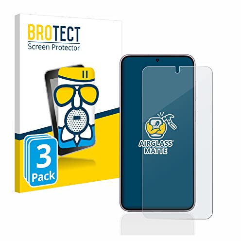 BROTECT Protector Pantalla Mate Cristal para Samsung Galaxy S23 (3 Unidades) Protección Anti-Reflejos