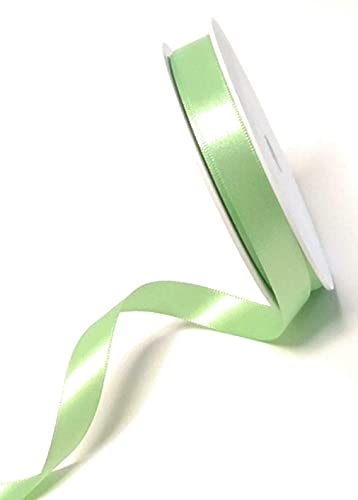s.dekoda Satinband 25m x 10mm Grün - Lindgrün Schleifenband Dekoband Satin